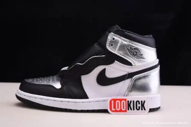 Official Maikesneakers SILVER WMNS TOE OG JORDAN AIR HIGH CD0461-001 1 0405